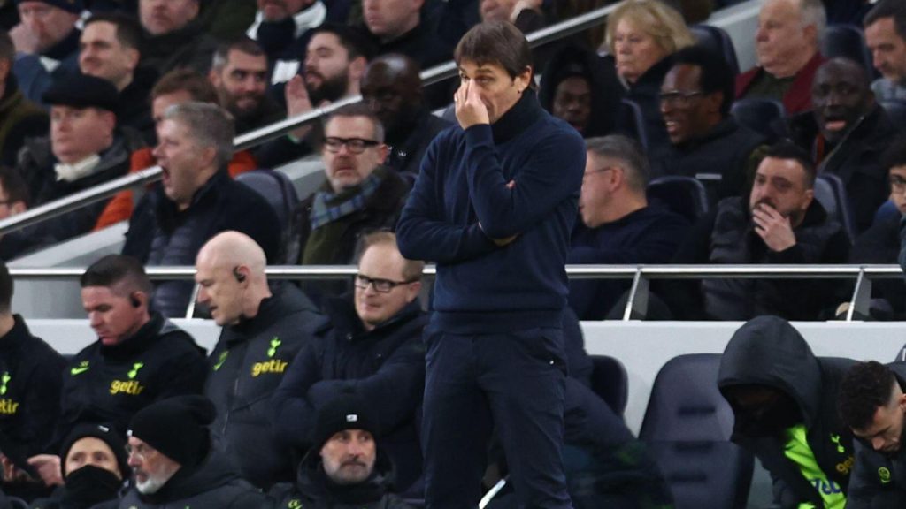 Conte praises Ramsdale and says it is ‘really difficult’ for Spurs to finish in top four after Arsenal loss