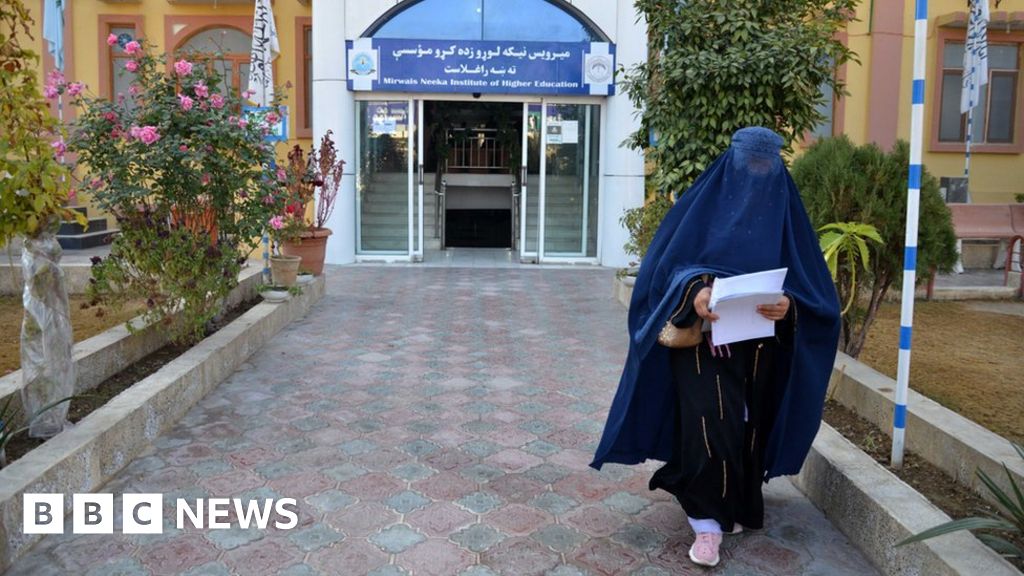 Afghanistan: Tears and protests as Taliban shut universities to women