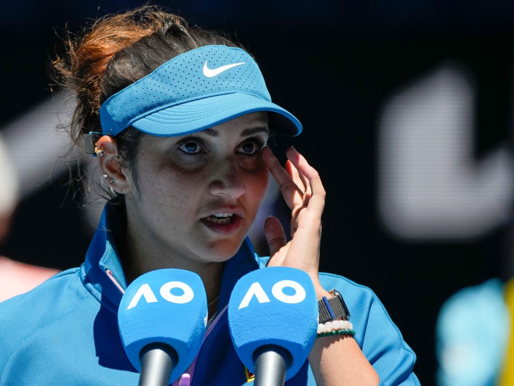 ‘Happy tears’ as Sania Mirza bows out of Australian Open