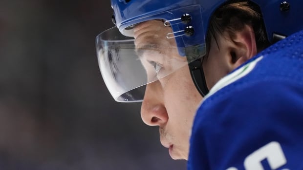 Vancouver Canucks winger Andrei Kuzmenko skips warm-up over Pride jersey