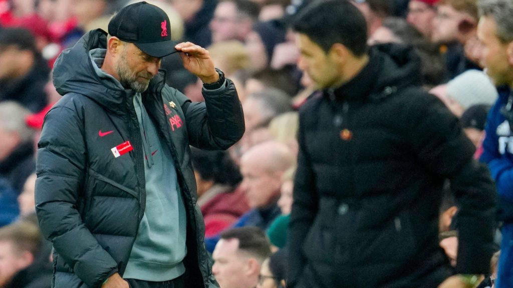 Klopp ‘not overly happy’ as he questions how ‘typical’ Liverpool ‘could not’ beat Arsenal