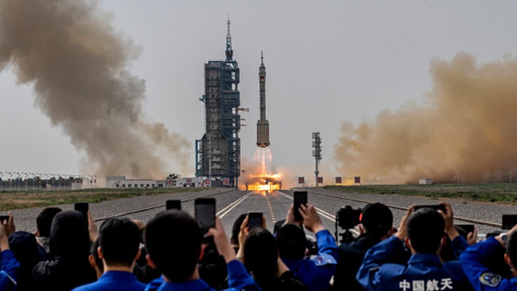 China launches crewed mission to its space station, plans moon landing before 2030