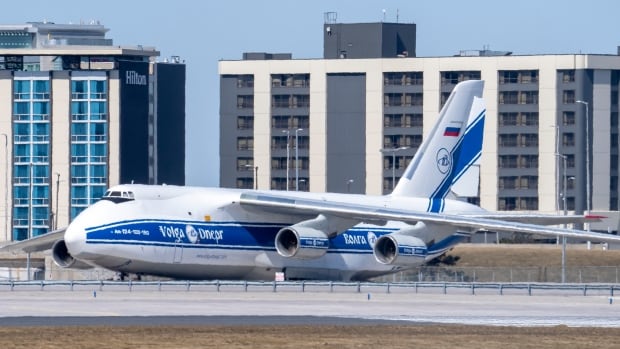 The world watches as Canada moves to seize a Russian cargo jet for Ukraine