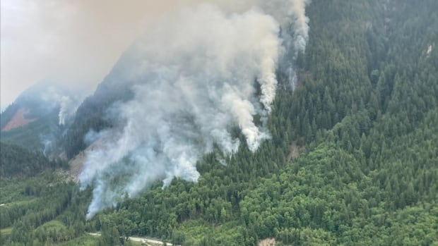 Lightning sparks around 200 new wildfires across B.C. as heat grips province’s Interior