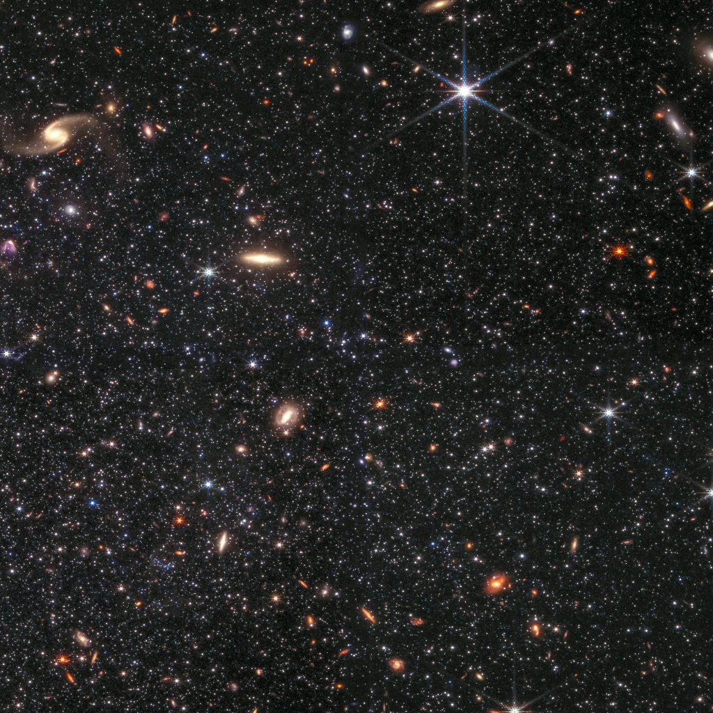 JWST’s Glimpses of Early Galaxies Could Shed Light on Dark Matter