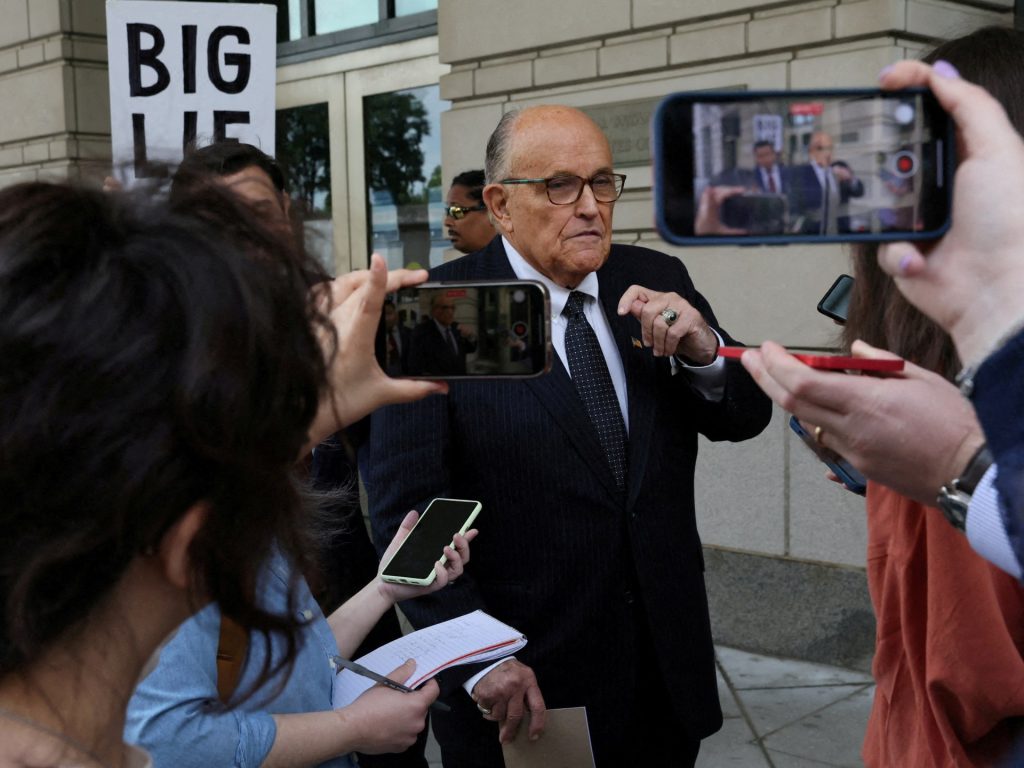 Former New York Mayor Giuliani found liable in election defamation case