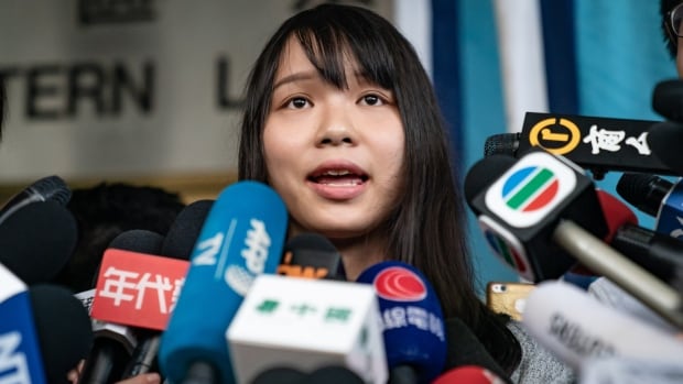 Democracy activist Agnes Chow, now in Canada, won’t return to face trial in Hong Kong