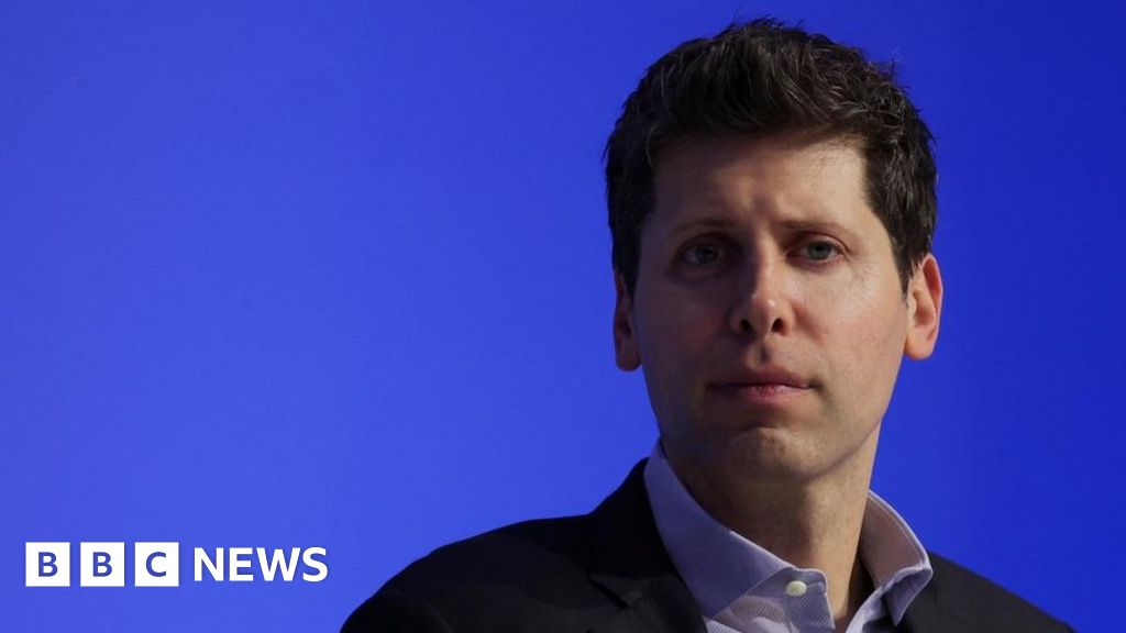 Former OpenAI boss Sam Altman pictured at firm’s HQ amid reports of return