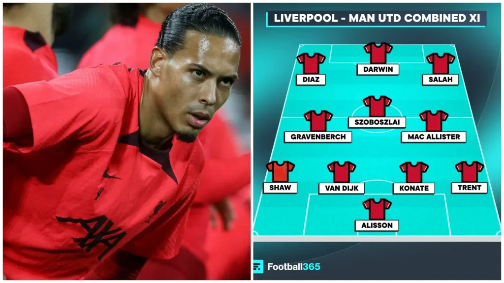 Liverpool 10-1 Man Utd: Combined XI dominated by Reds with Nunez picked over Hojlund