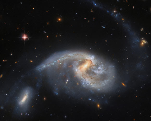 Hubble Captures Star-Forming and Interacting Galaxy Pair