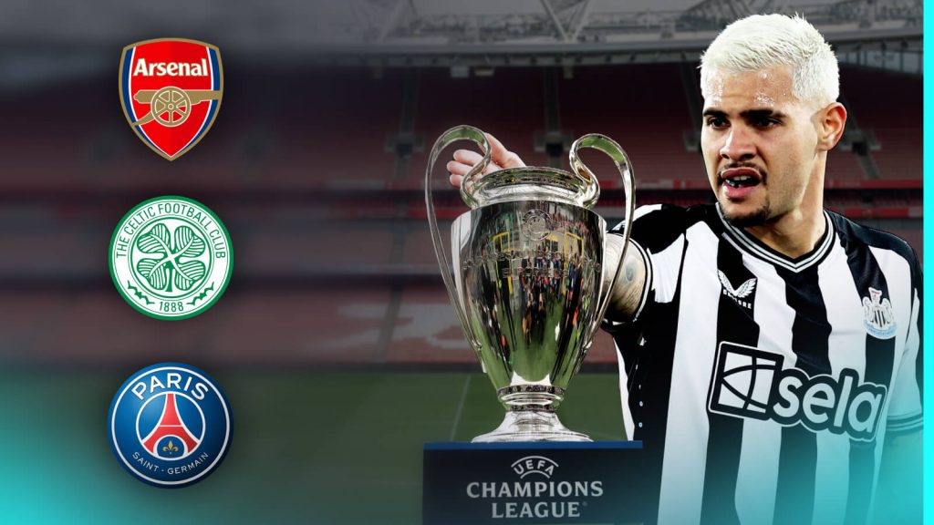 Man City over Arsenal in race for Newcastle star Bruno Guimaraes: Ranking the chances of all 29 Champions League teams