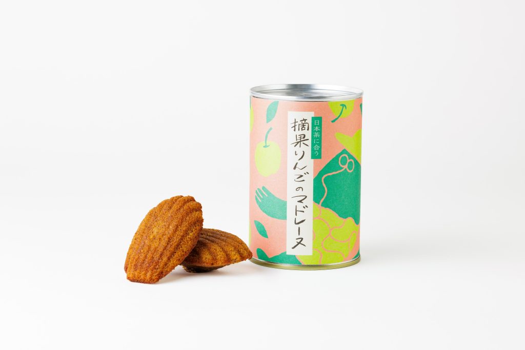 Japanese firm launches madeleines made from thinned apples and upcycled cacao husks